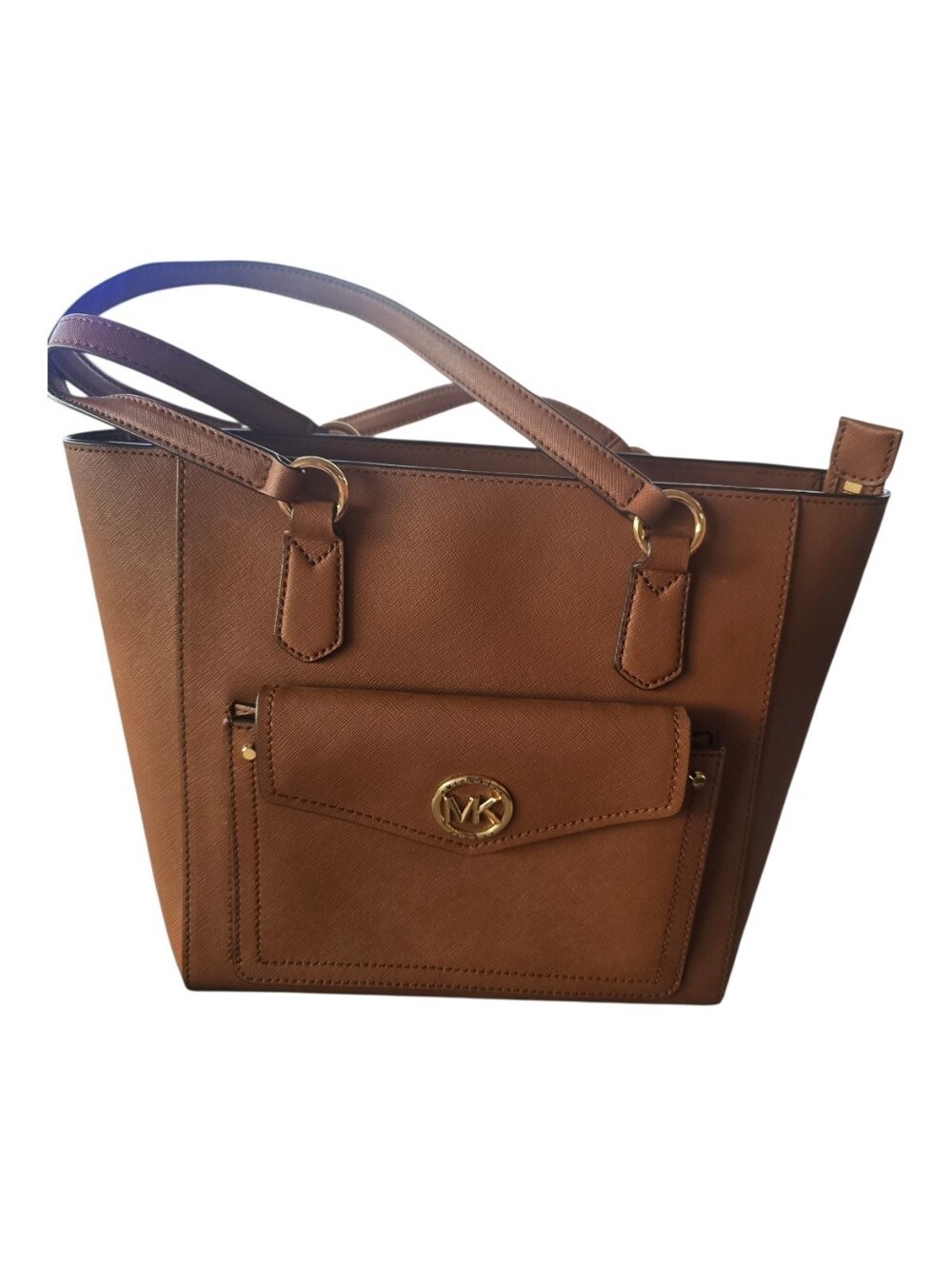 NEW Michael Kors Tan Leather Tote Bag Tote Handbag